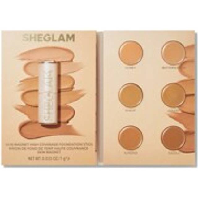Hudmagnet HöGtäCkande Foundation Stick-Medium LåNgvarig Poreless Flawless LäTt Att AnväNda Full TäCkning Foundation Stick Prov Ej Blekande SvettsäKer (En-Storlek)