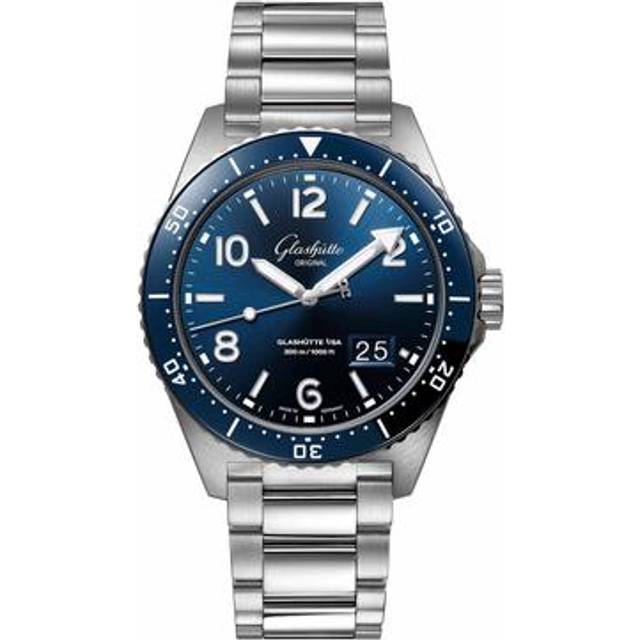 SeaQ Panorama Date 43.2mm Mens Watch Blue