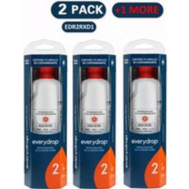 Everydrop by Whirlpool Ice and Water 2 Refrigerator Filter, 3-Pack, EDR2RXD1