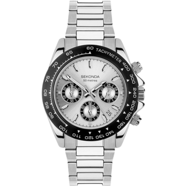 Sekonda Circuit Chronograph Silver Watch 30201