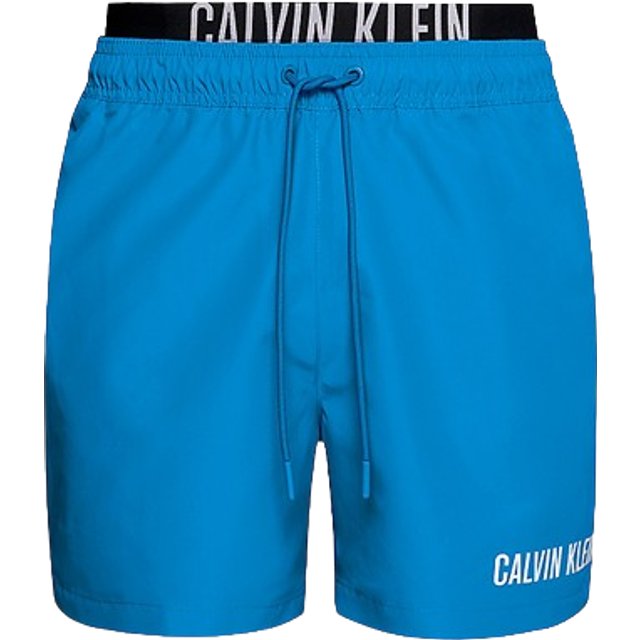 Calvin Klein Swimwear Intense Power Double Waistband Swimming Shorts - XXL - Blue