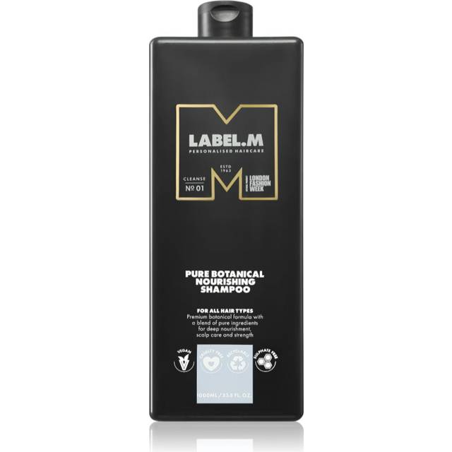 label.m Botanical Nourishing Shampoo Intensivt närande schampo för alla hårtyper 1000 ml
