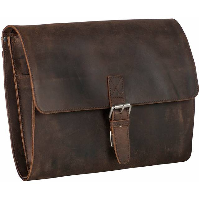 Leonhard Heyden Salisbury briefcase leather 36 cm brown