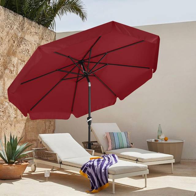 Cania Tilt Market Parasol (240cm H x 270cm W x 270cm D)