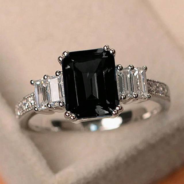 SHEIN 1pc Elegant Cubic Zirconia Ring For Women For Wedding Engagement Anniversary Jewelry Valentine&#39;s Day Gift,Mom,Mother,Mother&#39;s Day,Gift