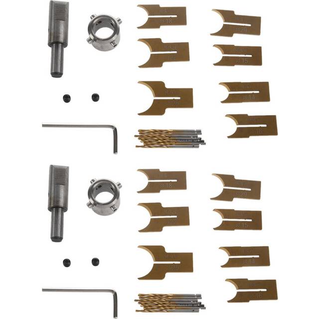 32Pcs Carbide Ball Blade Woodworking Milling Cutter Molding Tool Beads Router Bit Drills Bit Set 14-25mm