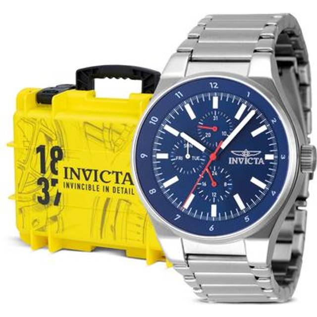 Invicta Racing Stainless Steel Blue Dial Quartz 47548 Men's Watch blue