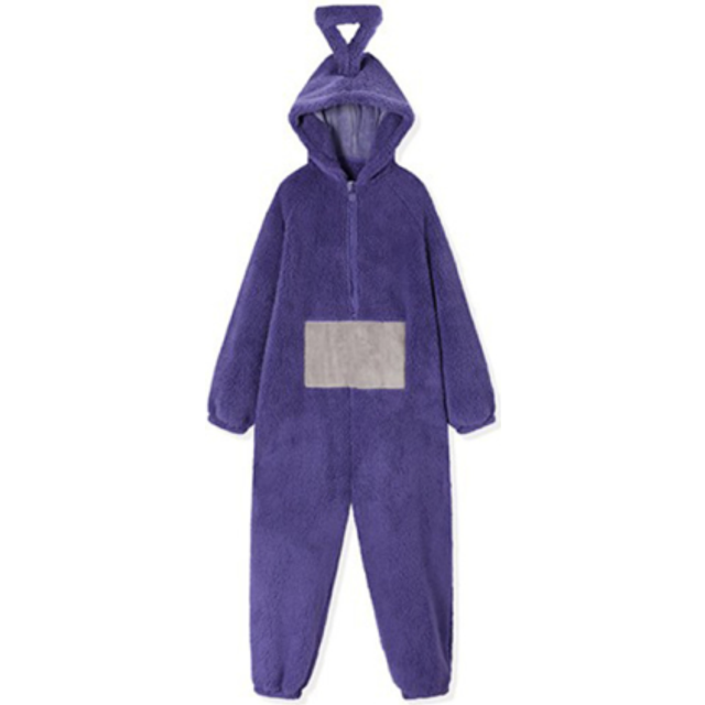 Anime Teletubbies Costume Pajamas Role Play Costume School Party Bathrobe Gift-as the picture-US XXS=Tag S