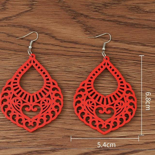 SHEIN Handmade Bohemian  Retro Fashion Earrings
