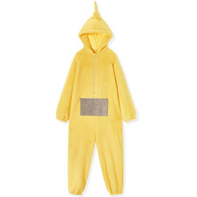 Anime Teletubbies Costume Pajamas Role Play Costume School Party Bathrobe Gift-as the picture-US S=Tag L