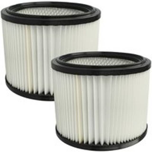 Vhbw - 2x Cartridge Filter Replacement for Starmix fpp 5000 hepa ws, 460475 for Wet and Dry Vacuum Cleaner - Black White 5000 cm²