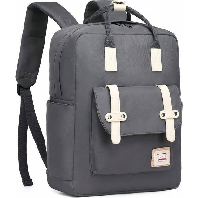 KONO Unisex Lightweight School Backpack - Versatile College Rucksack For Women & Girls - Fits 13&#34; Laptop For Casual, Travel & Business Use