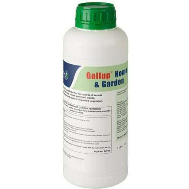 1 Litre Gallup Home & Garden Weed Killer Glyphosate Commercial Strength