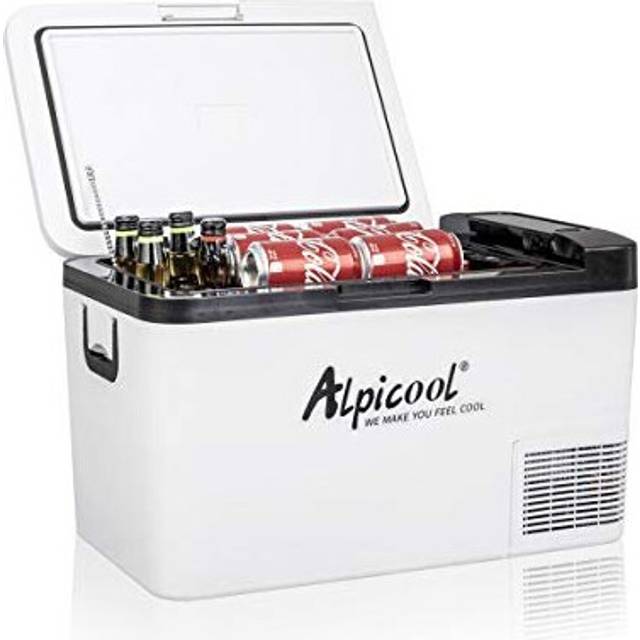 Alpicool K25 25 Liter Portable Car Fridge Freezer 12/24V Car Refrigerator Cooler Box,Electric Mini Fridge Freezer for Camping Campervan, Vehicle,