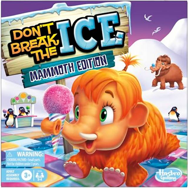 Dont Break The Ice Mammoth Edition Board Game | Ages 3 and Up | 2 to 4 Players | Preschool and Kids Games (Amazon Exclusive)