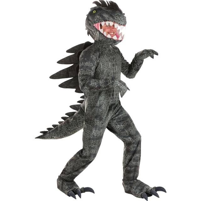 Giganotosaurus Adult Dinosaur Costume | Adult Dinosaur Costumes - Green (XL)