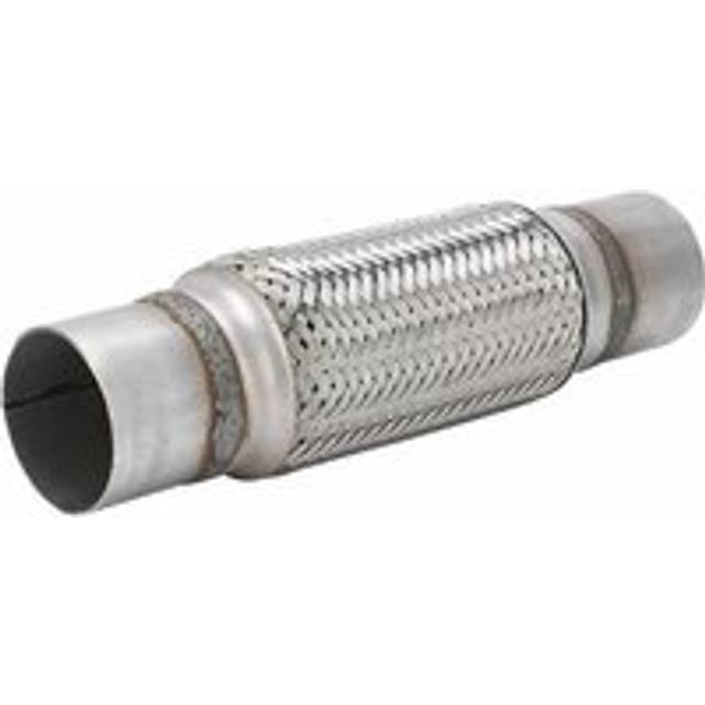 Lune - Exhaust Flex Hose 2.5x12 Inch Car Woven Exhaust Flex Hose Coupling Braided Exhaust Tube Stainless Steel Corrugated Flex Joint Tube For Auto Car