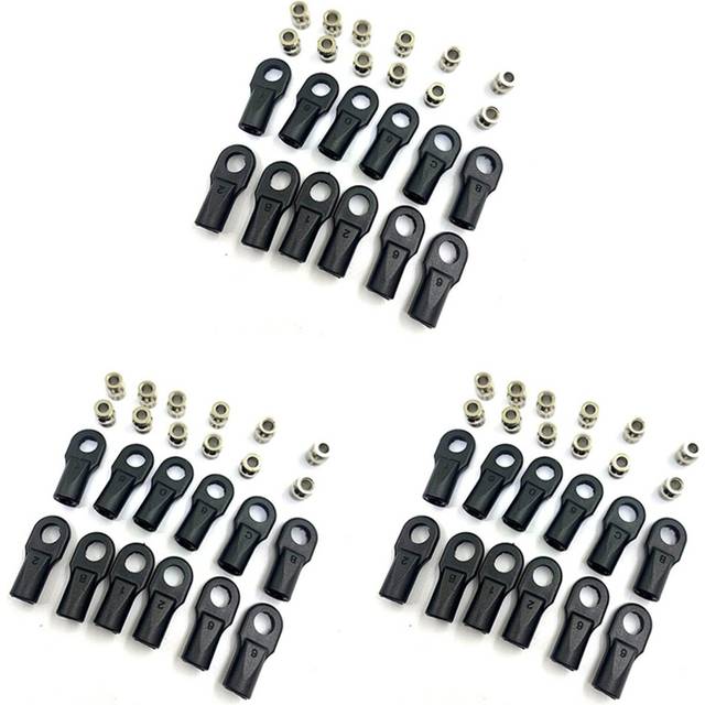 36Pcs 5347 Rod End Ball Joint General Trolley Ball Sets for 1/10 E- SUMMIT