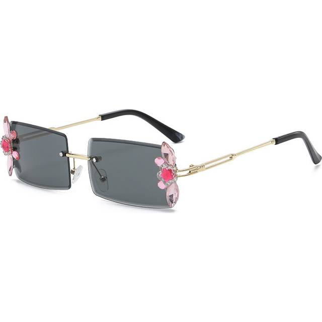 (StyleA) Fashion Female Small Face Round Face Sunglasses Summer Outdoor Sun Protection