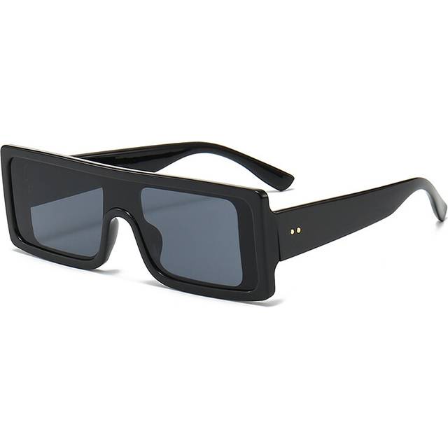 (StyleA) Cool Rectangle Design Sunglasses Future Style Big Frame Outdoor Sun Protection