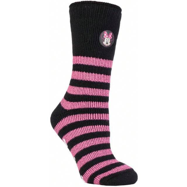 HeatÂHolders Ladies Wonder Woman Novelty Thermal Slipper Socks (Minnie Mouse)