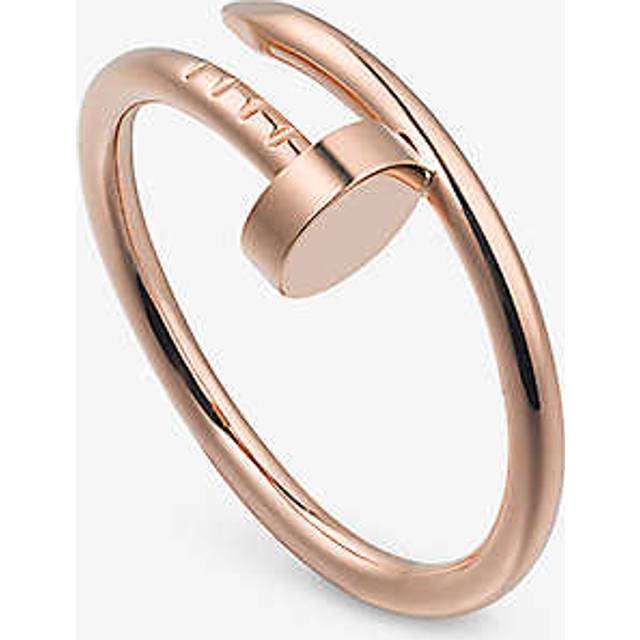 Cartier Womens Pink Gold Juste Un Clou Small 18ct Rose-gold Ring 57mm - PINK GOLD