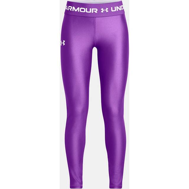 Under Armour Girls Armour Legging - Purple - Size L/G