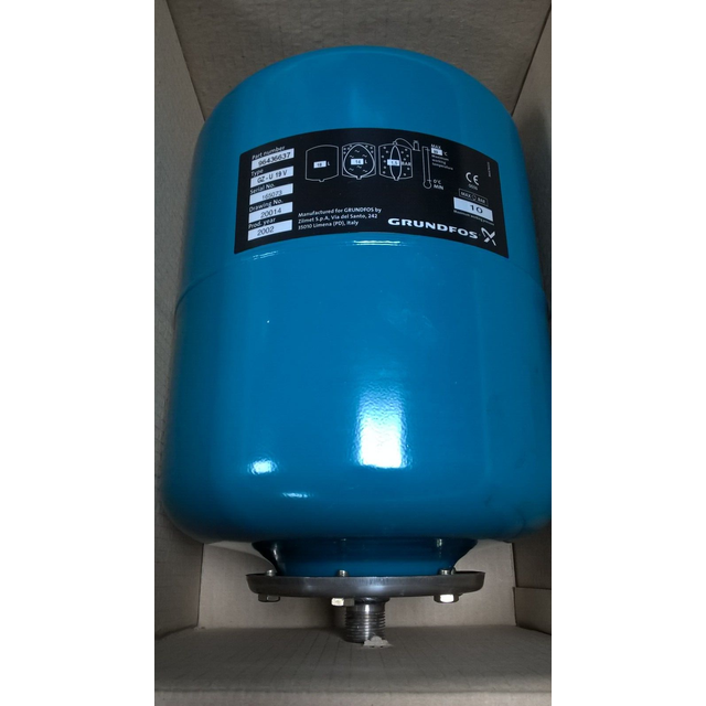Grundfos 4618cnba ch jp pump booster kit gz-u-19-v 19l vertical pressure tank