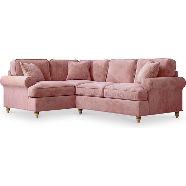 Alfie Corner Sofa | 8 Chenille Colours | Made in the UK | Roseland
