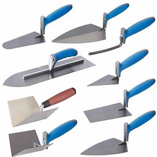 Soft grip trowels 13mm-400mm brick bucket floor gauging margine trowel 1-5pc