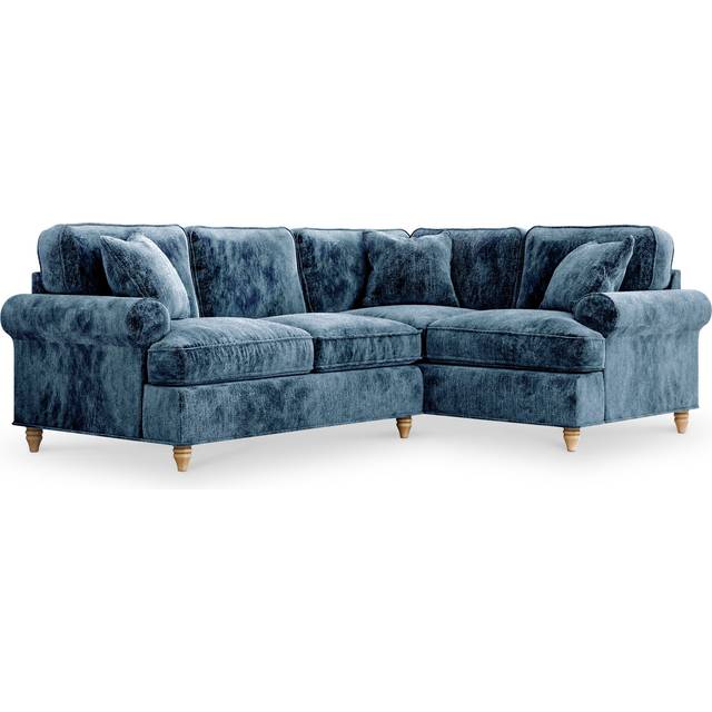Alfie Corner Sofa | 8 Chenille Colours | Made in the UK | Roseland