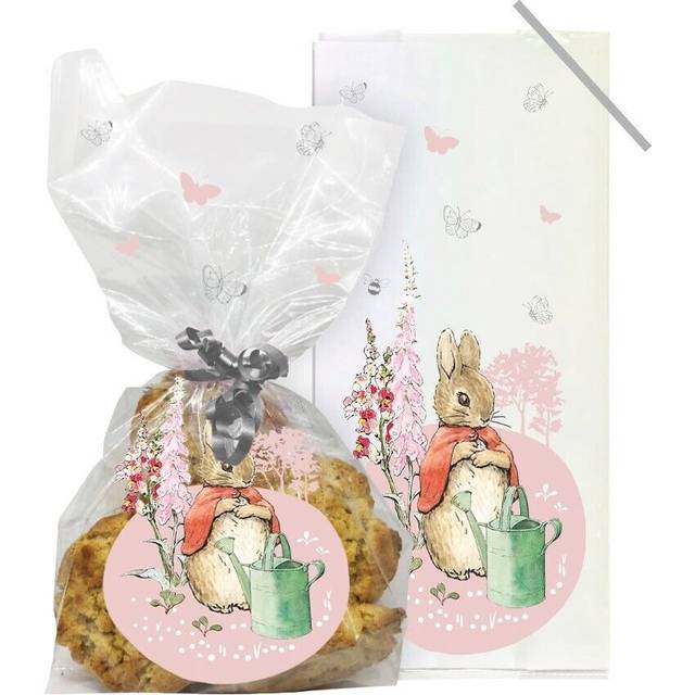 Flopsy bunny cello party bags twist ties: 20 pack treat bags