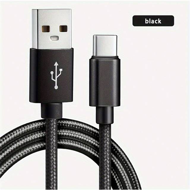 SHEIN Heavy Duty Quick Fast Charge USB Type C Data Phone Charger Cable Lead 2m 3m 1m/Android