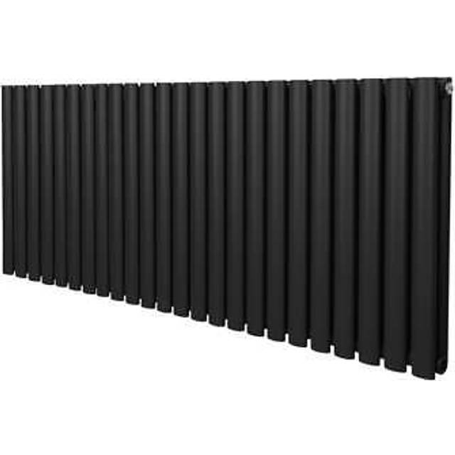 Monster Shop Oval Column Radiator 600 X 1440Mm Black, Black