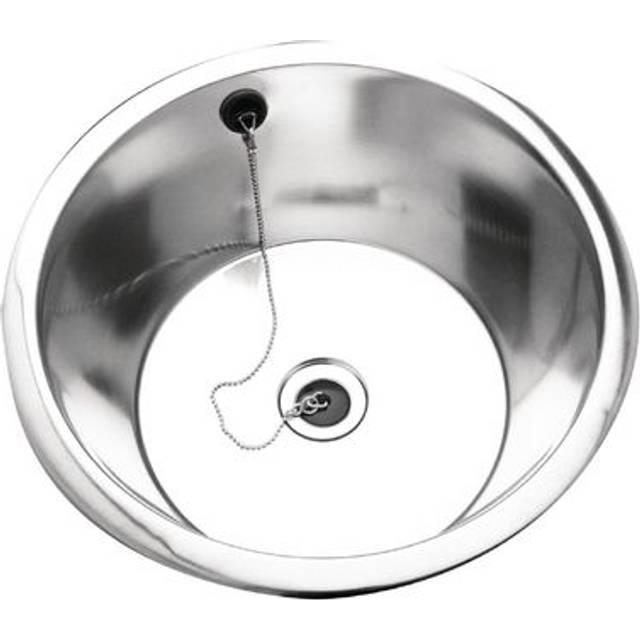 Franke Sissons Stainless Steel Rimmed Edge Round Inset Sink Bowl 355mm