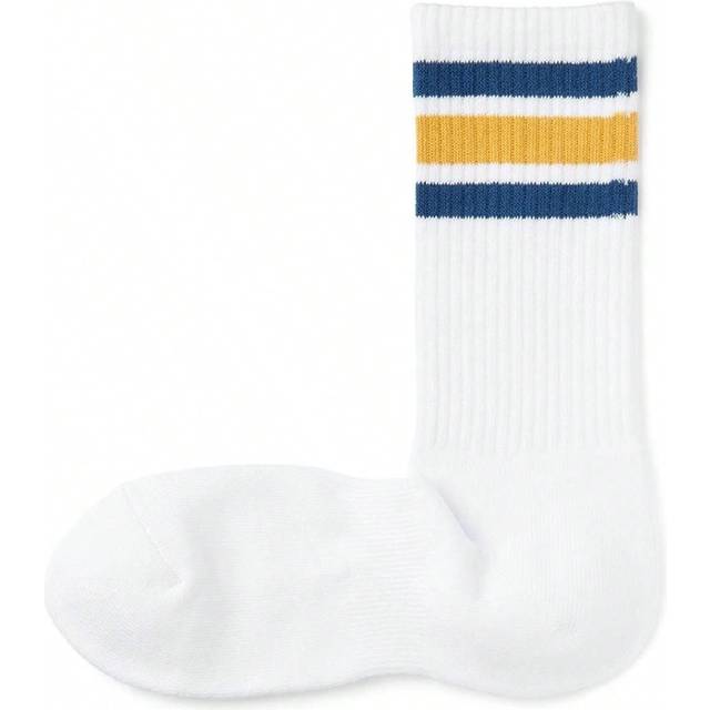 SHEIN 1pair Striped Socks For Men & Women, Colorful Three Stripes Over Knee High Skate Socks, European & American Size, Premium Material, Autumn & Winter