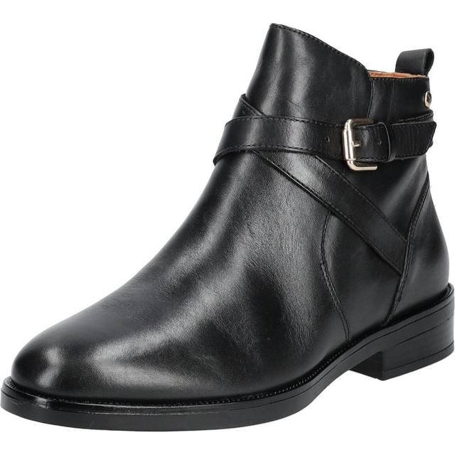 Pikolinos Pikolinos Puertollano W3C Leather Women's Ankle Boots - Black - UK 5-5.5