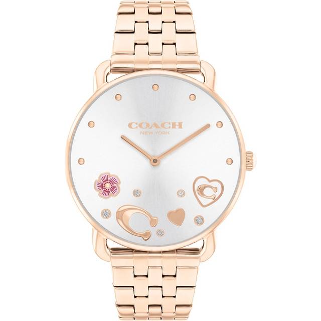 Coach Rose Gold Elliot Symbols Watch - Rose Gold