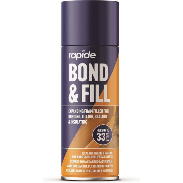 Rapide bond & fill expanding foam filler bonding sealing insulate filling 500ml