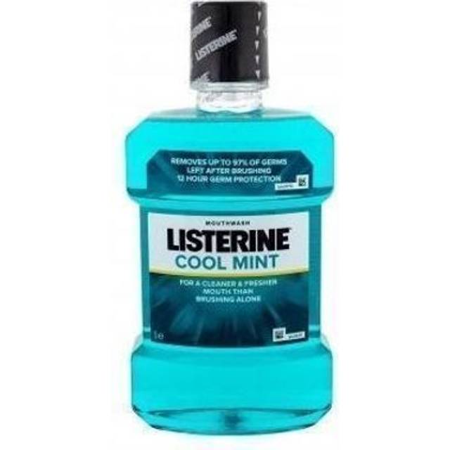 Listerine Cool Mint Mouthwash 600ml – Comprehensive Oral Care for Fresh Breath, Bacteria Control, and Healthy Gums