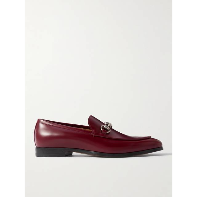 Gucci - Horsebit Leather Loafers - Men - Burgundy - UK 8
