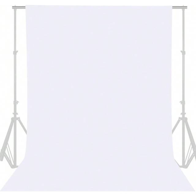 SHEIN 1pc White Photography Backdrop 118in*78in, Polyester Fabric, White Background Curtain, White Screen Paper, Wedding & Party Decoration, Birthday Photo