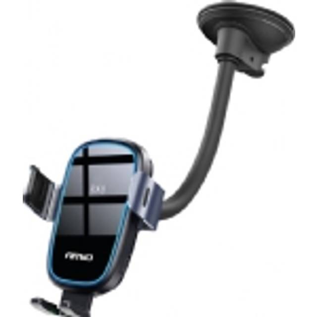 AMiO 03780 Hållare till mobiltelefon ABS (Akrylnitril-Butadin-Styrol-Copolymerisat), charging, Universell: Ja - svart
