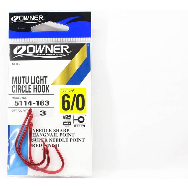 Owner 5114 Mutu Light Circle Hook Size 6/0 (8684)