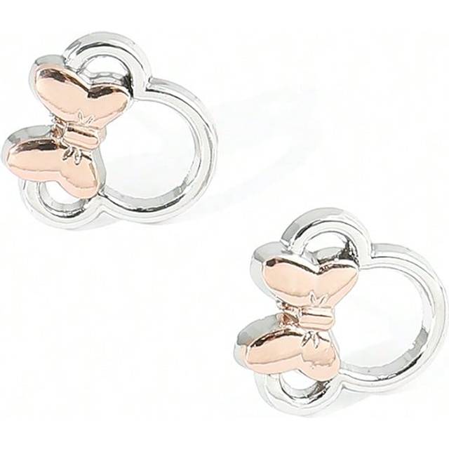 Disney 1 Pair Disney Mickey Ear Studs Earrings Luxury Charm Jewelry Mickey Mouse Bowknot Earrings Fashion Accessories For Women Quality Gifts