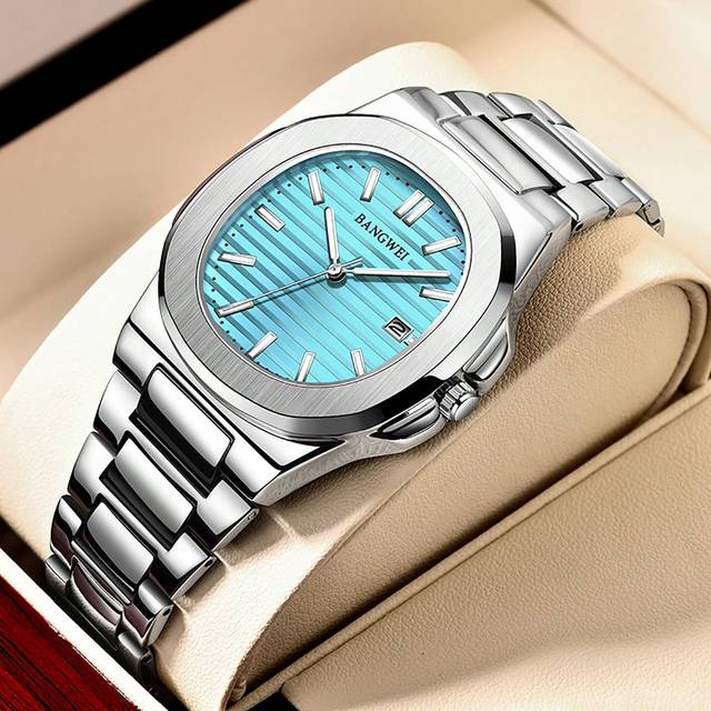 LIGE LIGE Men Watch Top Brand Stainless Steel Watches For Men Sport Date Waterproof Quartz Watches Men Chronograph Father