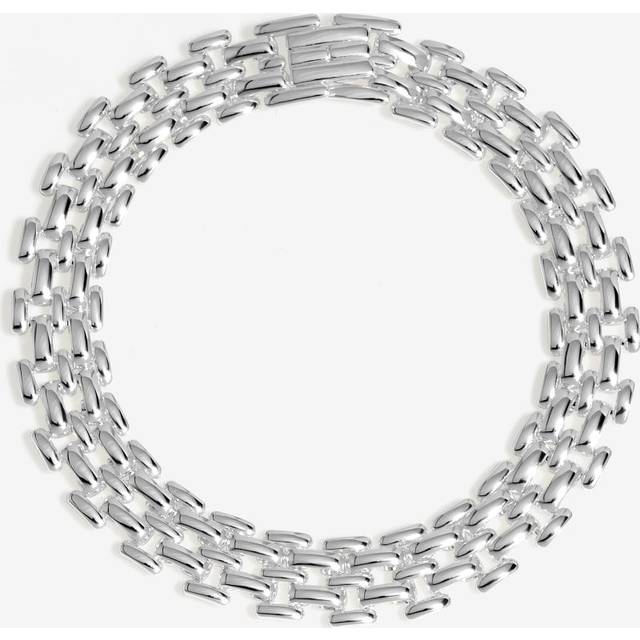 Jon Richard Jon Richard Silver Plated Gate Chain Bracelet