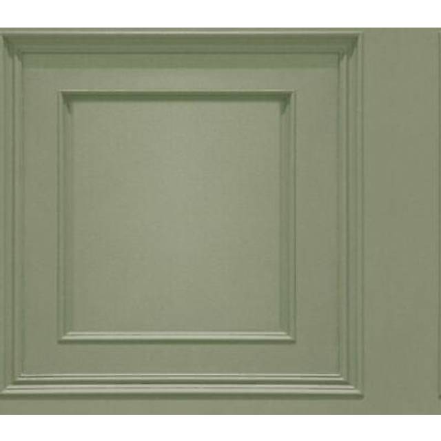 Oliana panel wallpaper 8494 sage green realistic wood effect washable belgravia