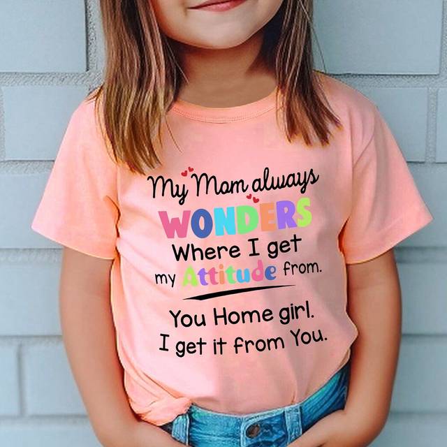 SHEIN 3pcs Young Girls&#39; Casual Round Neck Short Sleeve T-Shirt With Cartoon Dinosaur, Monster, Car, And Excavator Print For Summer