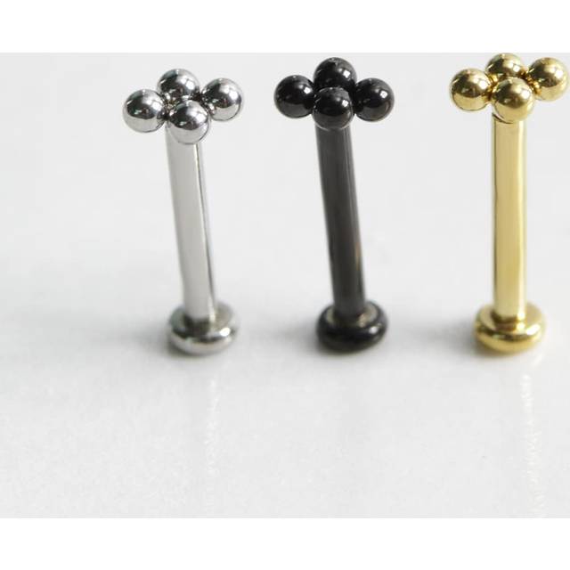 SHEIN 1 piece Dot Piercing Earring 316L Stainless Steel for Women Men Helix Piercing Jewelry